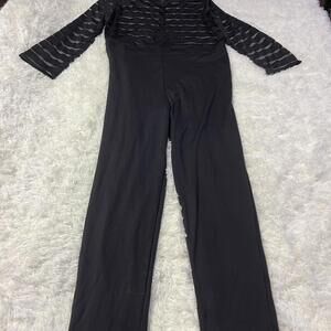 Good Time USA Women's Plus Jumpsuit Black Size 3X NWT